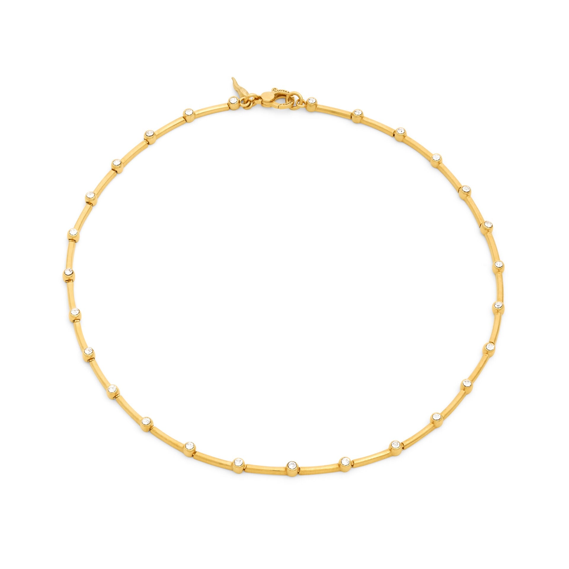 COLLANA SATELLITE DORATA cm 44