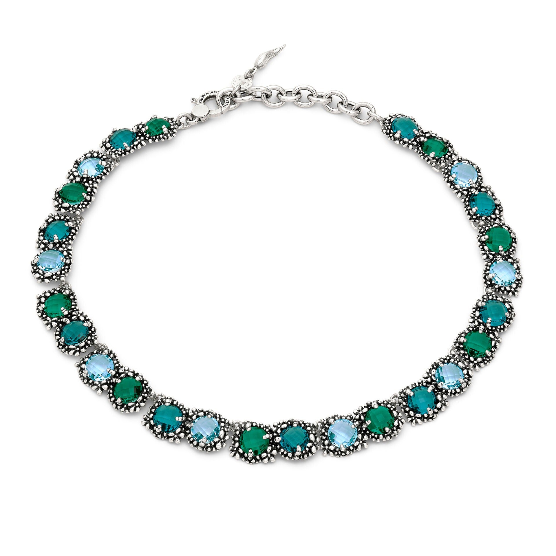 COLLANA BLUE IVY cm 46